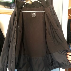 Fleece lined Northface rain jacket